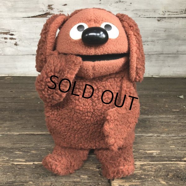 画像1: 70s Vintage Muppet Show Rowlf Hand Puppet Doll (S091) (1)