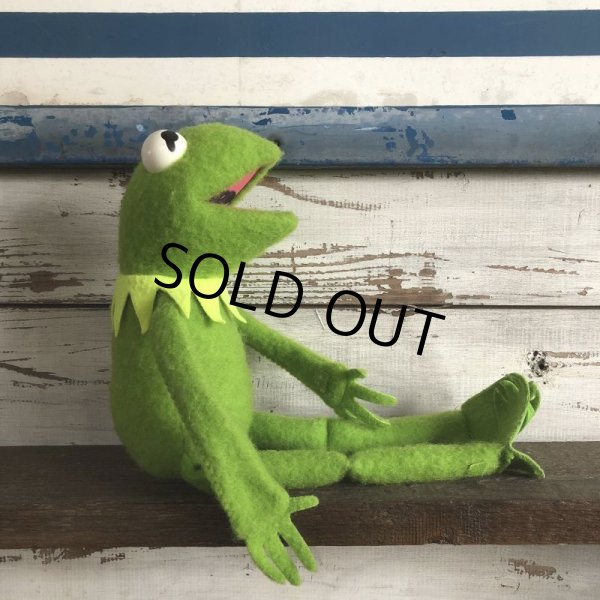 画像2: 70s Vintage FP Muppets Kermit Plush doll (S090) (2)