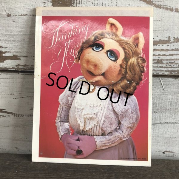 画像1: 80s Vintage Muppets Miss Piggy Notepad (S088) (1)