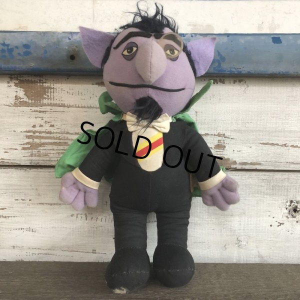 画像1: 70s Knickerbocker COUNT VON COUNT Talking Plush Doll (S094) (1)