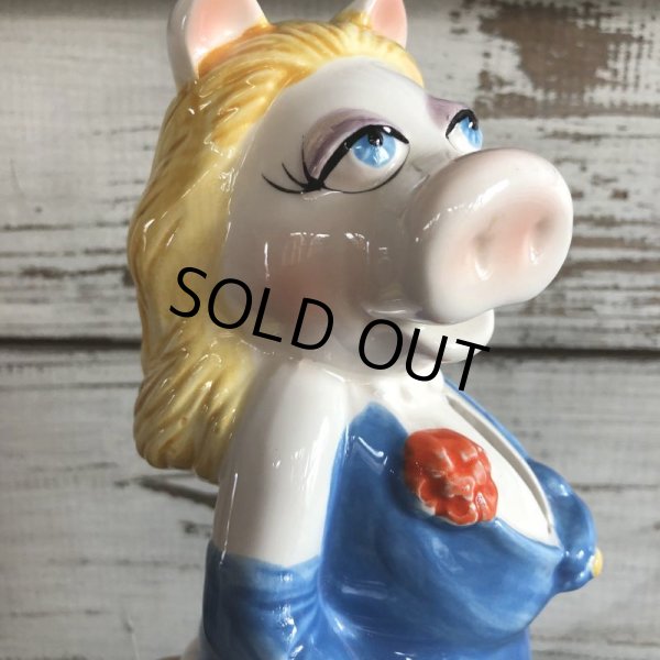画像10: Vintage Sigma Muppets Miss Piggy Coin Bank  (S085) (10)