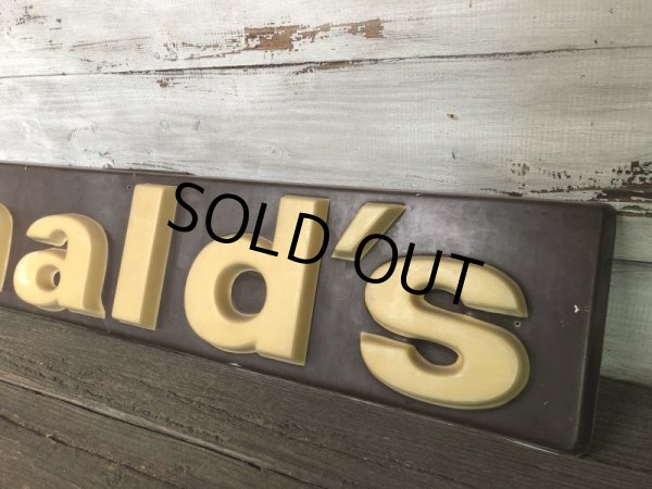 画像7: Vintage U.S.A McDonald's Restaurant Sign 165cm (S097) (7)