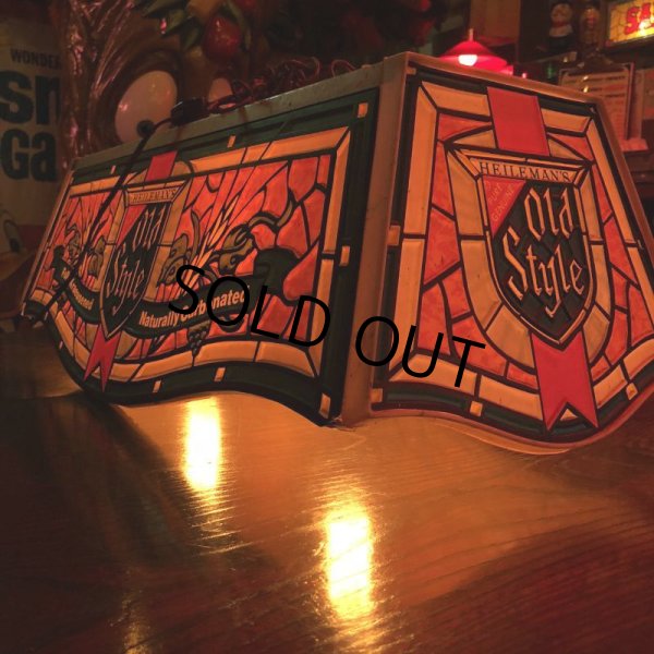 画像17: Vintage Old Style BEER Billiards Pool Table Bar Light Sign (S098) (17)