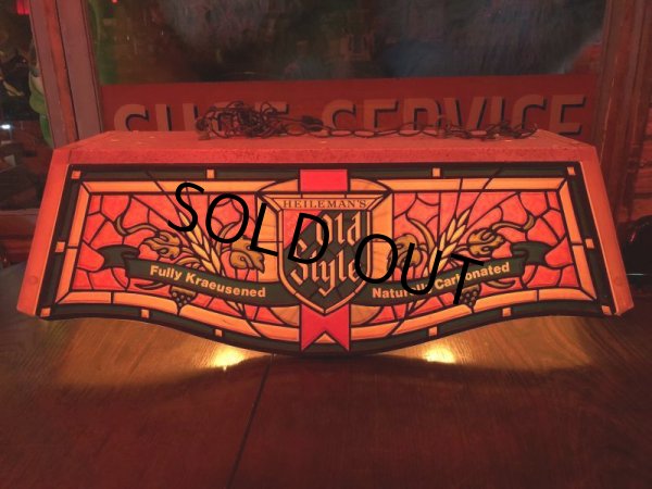 画像14: Vintage Old Style BEER Billiards Pool Table Bar Light Sign (S098) (14)