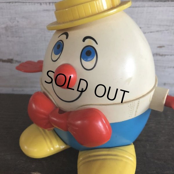画像6: Vintage Fisher Price Humpty Dumpty Pull Toy Yellow (S102) (6)