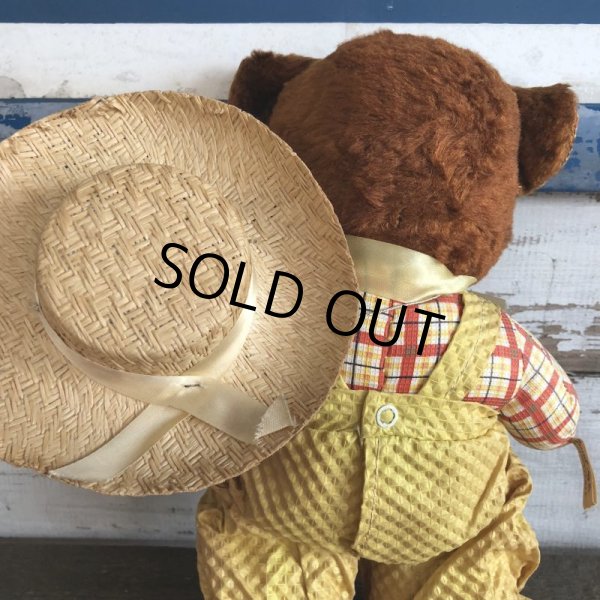 画像8: Vintage Gund Famer Bear Rubber Face Doll (S100) (8)