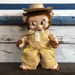 画像1: Vintage Gund Famer Bear Rubber Face Doll (S100) (1)