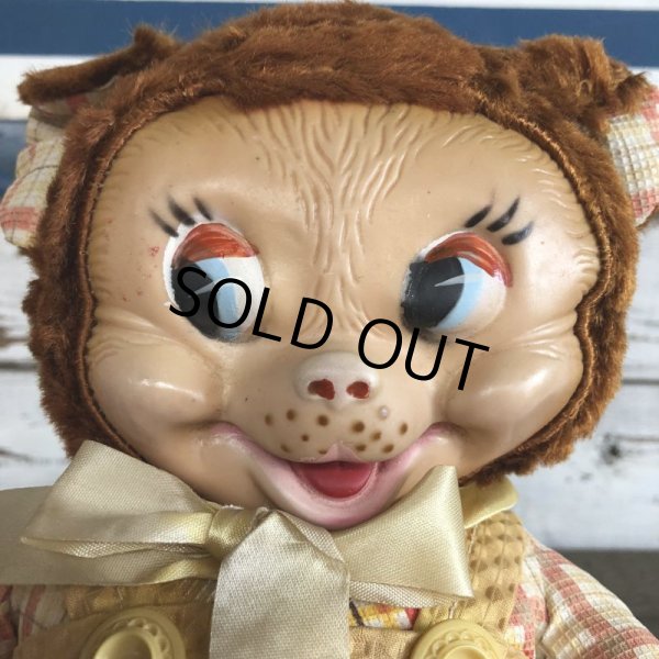 画像10: Vintage Gund Famer Bear Rubber Face Doll (S100) (10)