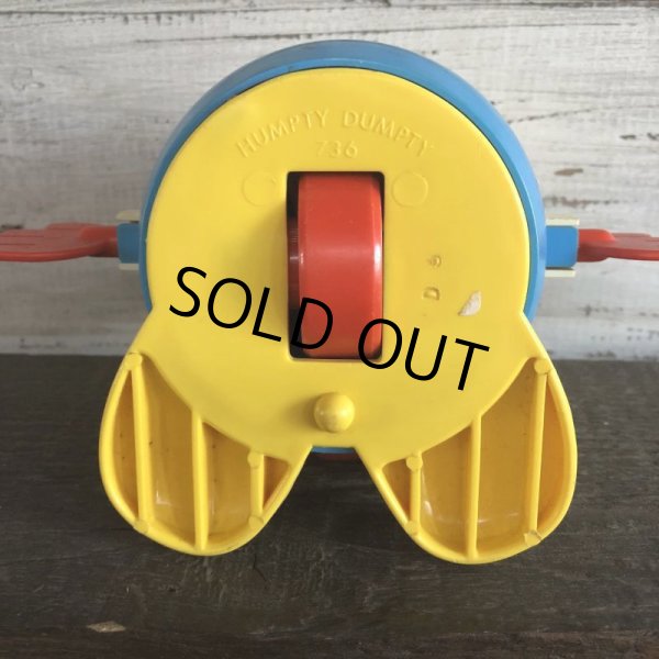 画像5: Vintage Fisher Price Humpty Dumpty Pull Toy Yellow (S102) (5)