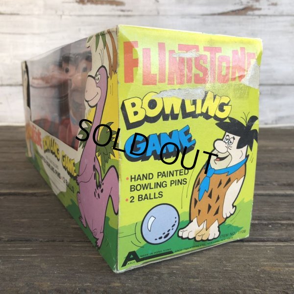画像2: 60s Vintage The Flintstones Bowling Game Set (S114) (2)
