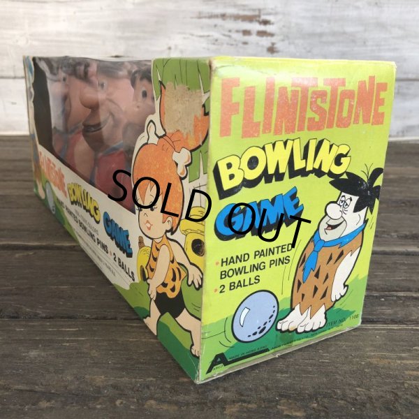 画像4: 60s Vintage The Flintstones Bowling Game Set (S114) (4)