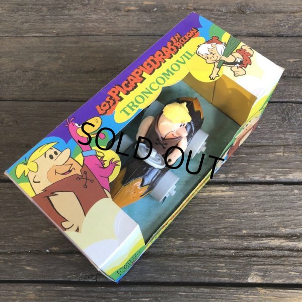 画像2: 80s Vintage The Flintstones TRONCO MOVIL (S112) (2)