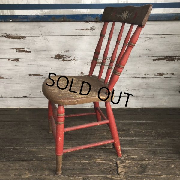 画像4: Vintage Wooden Chair (S117) (4)