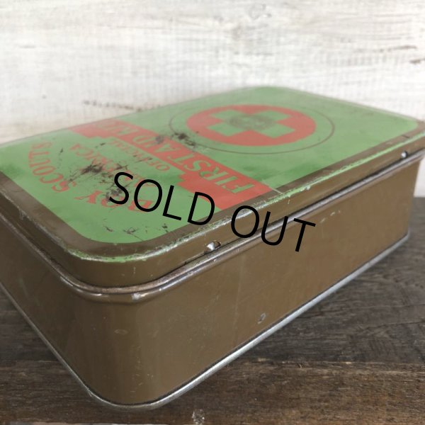 画像2: Vintage Boy Scouts America Official First AID Kit Can (S122) (2)