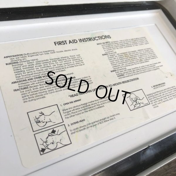 画像8: Vintage Jorgensen First Aid Kit Mettal Box Cabinet (S119） (8)