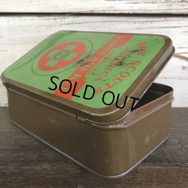 画像5: Vintage Boy Scouts America Official First AID Kit Can (S122) (5)