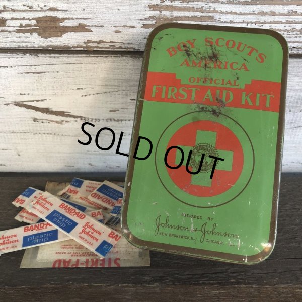 画像10: Vintage Boy Scouts America Official First AID Kit Can (S122) (10)