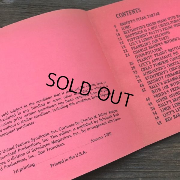 画像5: Vintage Book Snoopy Peanuts Cook Book (S139） (5)