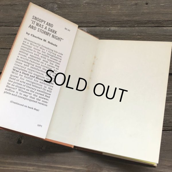 画像3: Vintage Book SNOOPY AND "It Was a Dark and Stormy Night" (S137） (3)