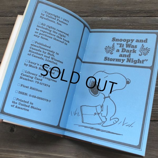 画像5: Vintage Book SNOOPY AND "It Was a Dark and Stormy Night" (S137） (5)