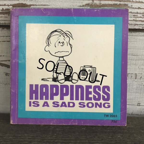 画像1: Vintage Book Snoopy Happiness is a sad song (S138） (1)