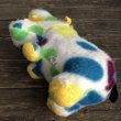 画像8: Vintage Dot Hippo Plush Doll (S146) (8)