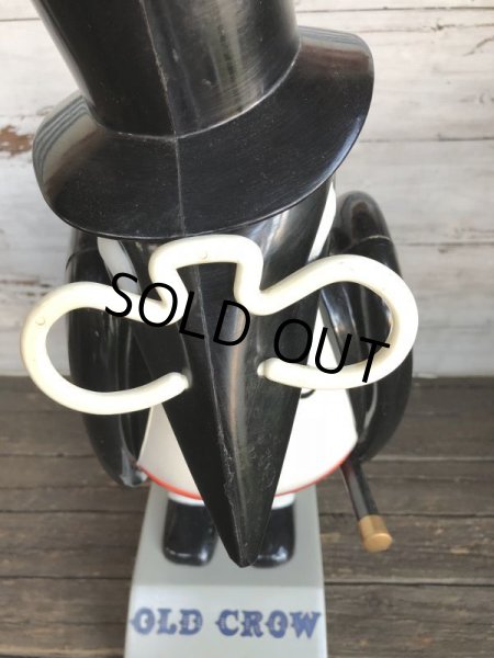 画像5: OLD CROW Vintage Light Up Store Display Statue (S151) (5)