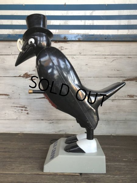 画像6: OLD CROW Vintage Light Up Store Display Statue (S151) (6)