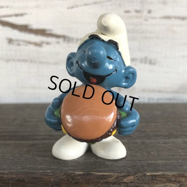 画像2: Vintage PVC Smurf Hamburger (S169) (2)
