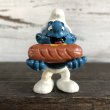 画像2: Vintage PVC Smurf Hot Dog (S170) (2)