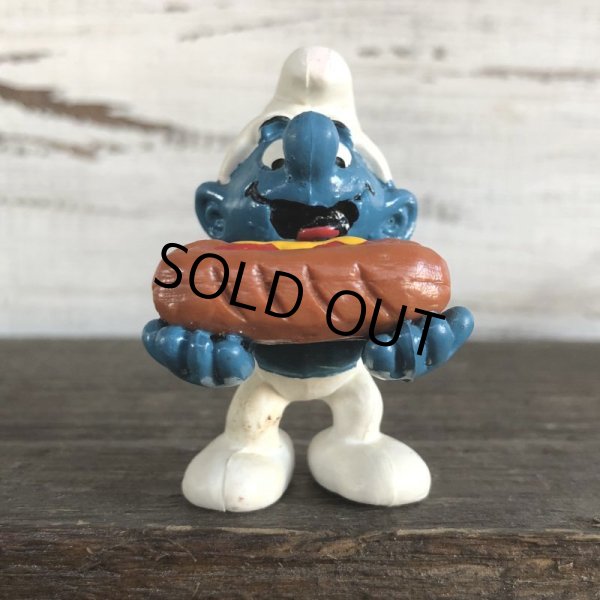 画像2: Vintage PVC Smurf Hot Dog (S170) (2)