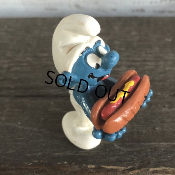 画像6: Vintage PVC Smurf Hot Dog (S170) (6)