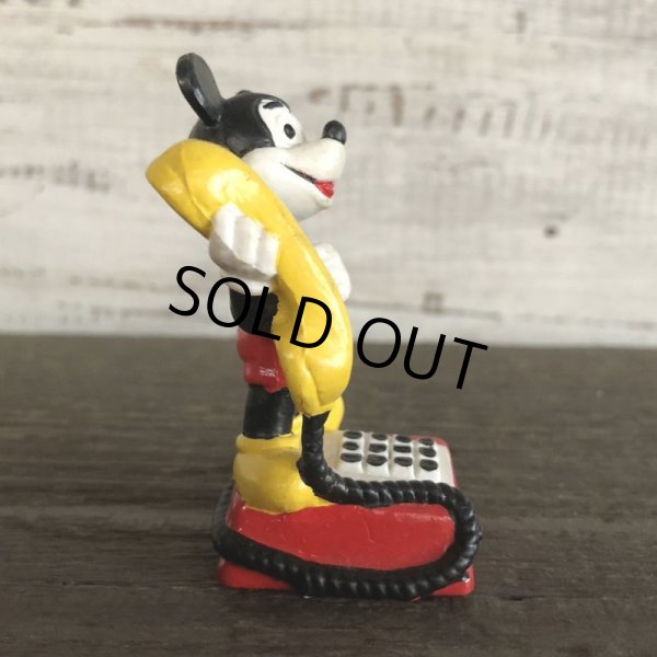 画像5: Vintage Disney Mickey Mouse PVC / Telephone (S168) (5)
