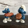 画像9: Vintage PVC Smurf Hamburger (S169) (9)