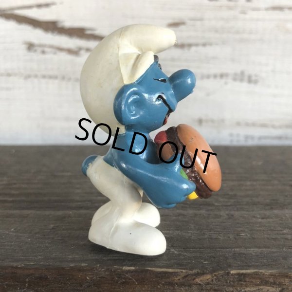 画像3: Vintage PVC Smurf Hamburger (S169) (3)