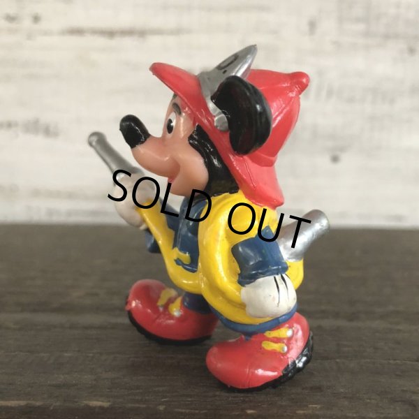 画像2: Vintage Disney Mickey Mouse PVC / Firefighter (S162) (2)