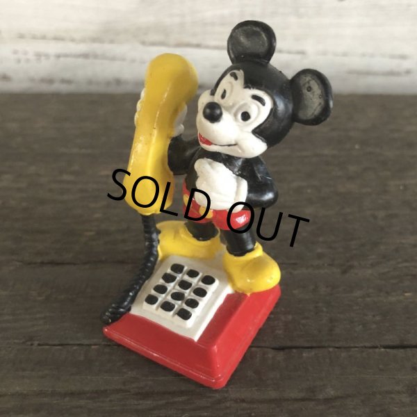 画像6: Vintage Disney Mickey Mouse PVC / Telephone (S168) (6)