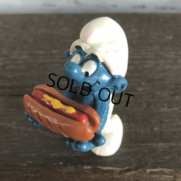 画像7: Vintage PVC Smurf Hot Dog (S170) (7)