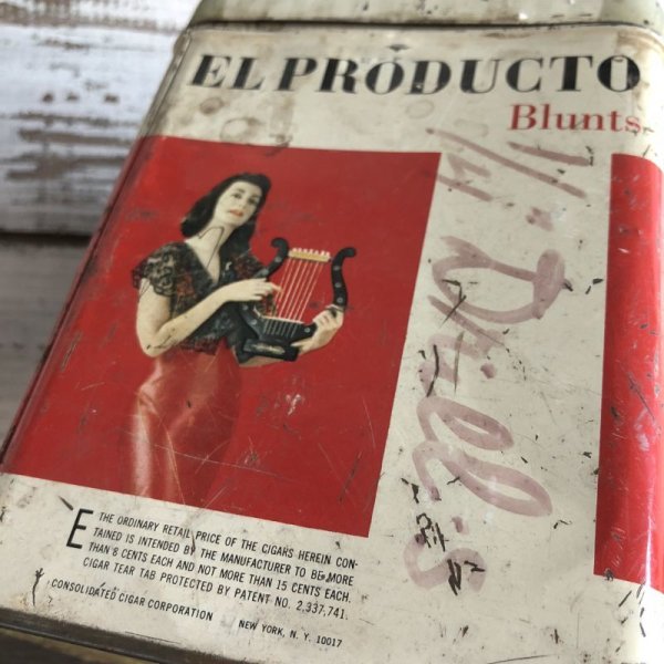 画像9: Vintage El Producto Blunts 50 Cigars Can (S178)  (9)