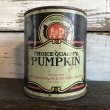 画像1: Vintage A&P Pumpkin Tea Can (S175)  (1)
