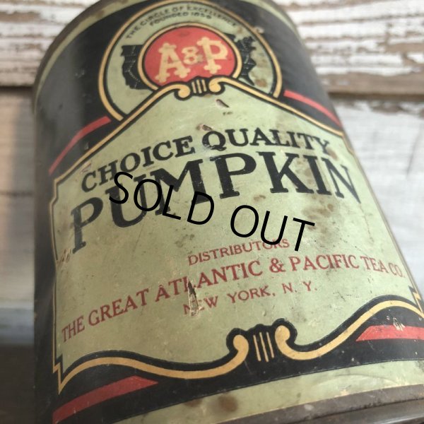 画像9: Vintage A&P Pumpkin Tea Can (S175)  (9)