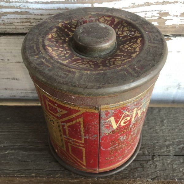 画像6: Vintage Velvet Pipe & Cigarette Can (S177)  (6)