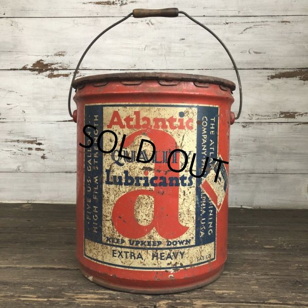 画像3: Vintage Oil can Atlantic U.S. 5 GAL (S182)   (3)