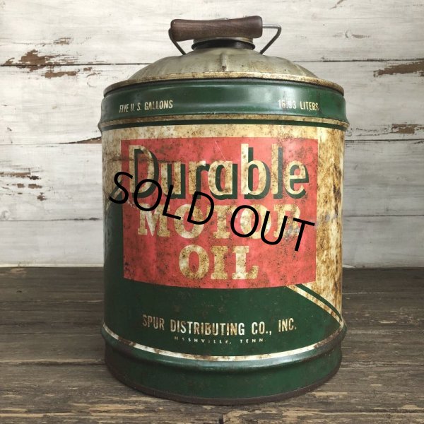 画像3: Vintage Oil can Durable U.S. 5 GAL (S183)   (3)