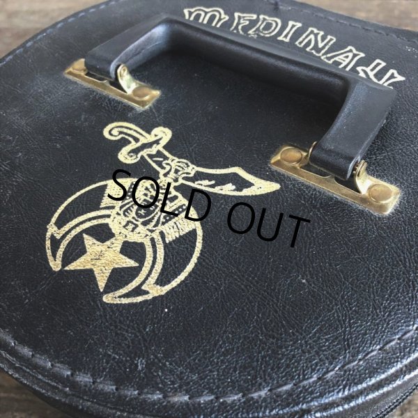 画像10: Vintage Shriner Masonic Fez Hat Case (S185) (10)