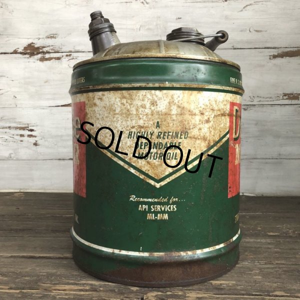 画像2: Vintage Oil can Durable U.S. 5 GAL (S183)   (2)