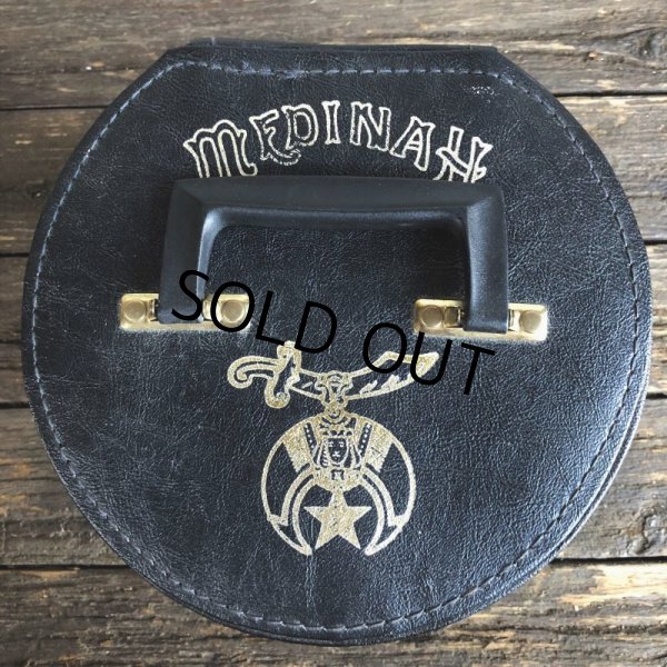 画像2: Vintage Shriner Masonic Fez Hat Case (S185) (2)