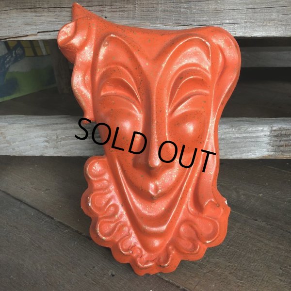 画像2: 【SALE】 Vintage Comedy & Tragedy Two Face Wall Decor (S188) (2)