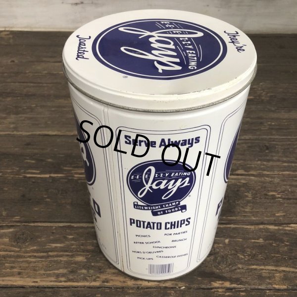 画像4: Vintage JAYS Potatochips Tin Can (S193) (4)