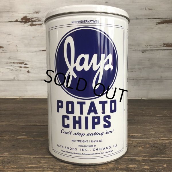 画像3: Vintage JAYS Potatochips Tin Can (S193) (3)